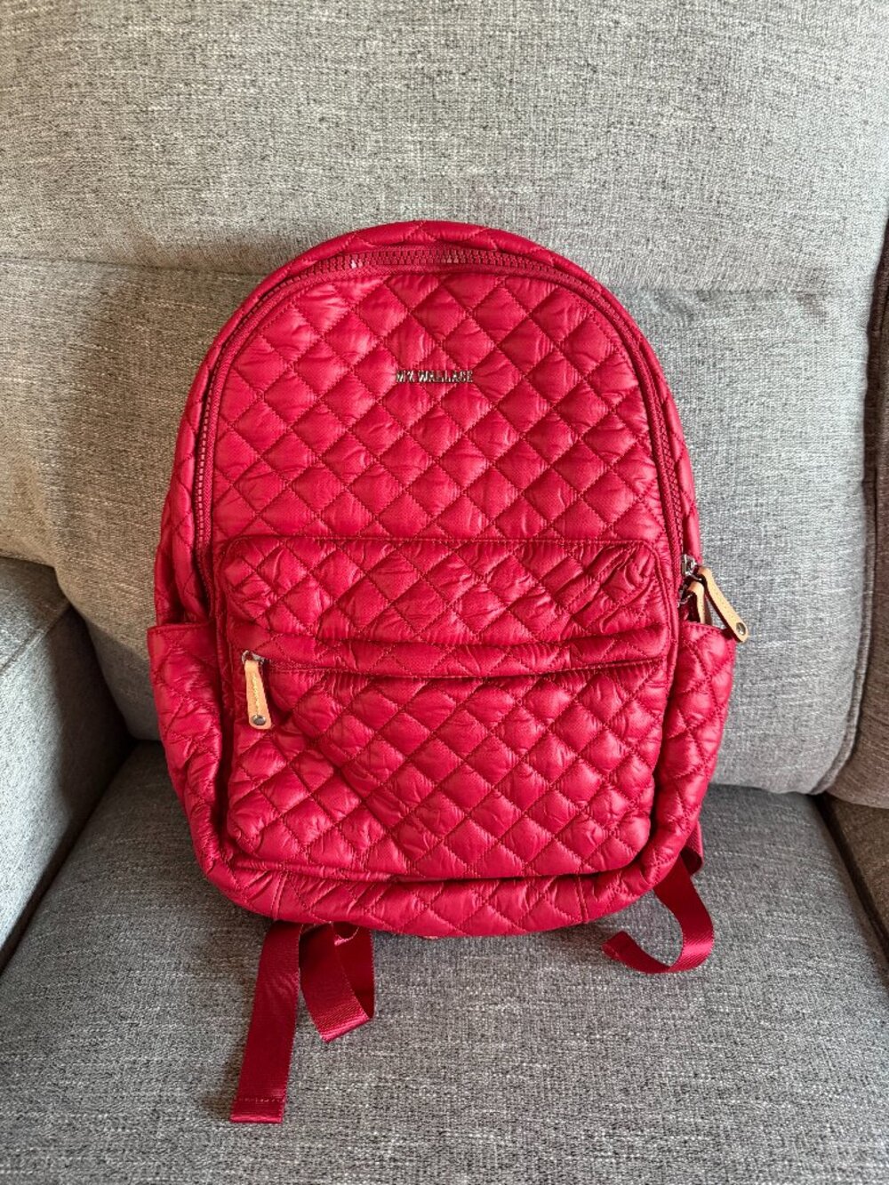 MZ Wallace Red Apple Metro Backpack
